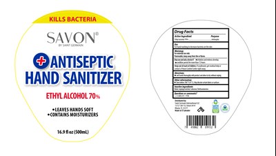 500 mL Label (Hand Sanitizer 500)